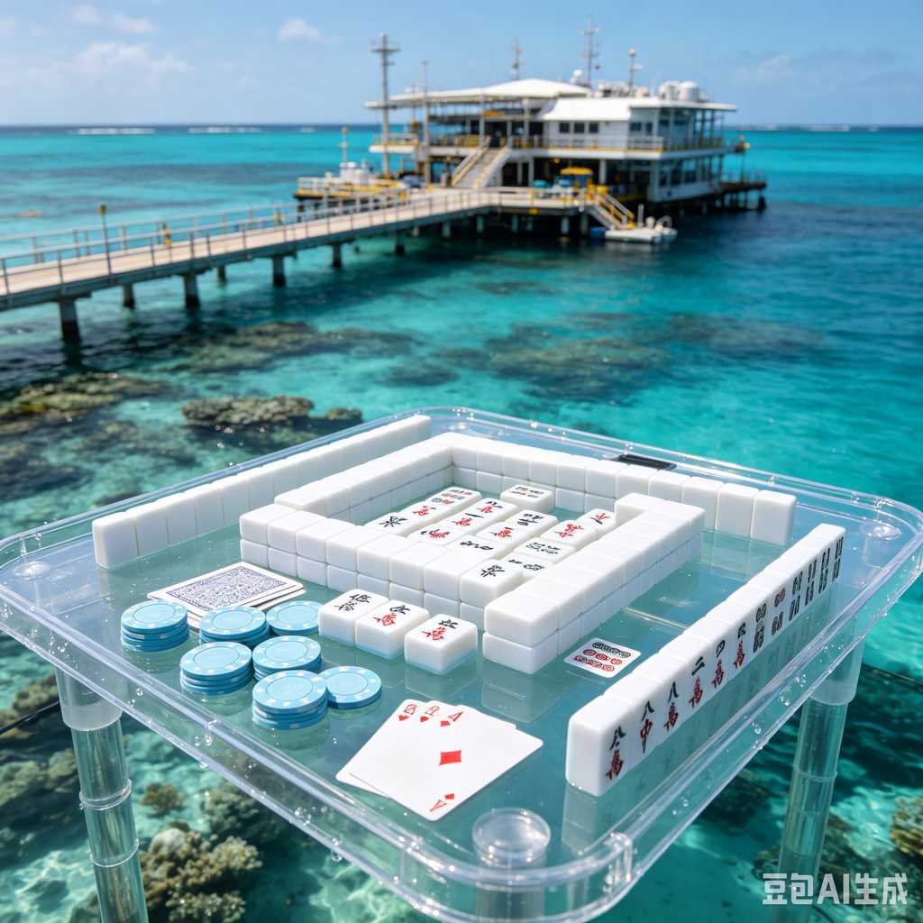 vintage style mahjong set