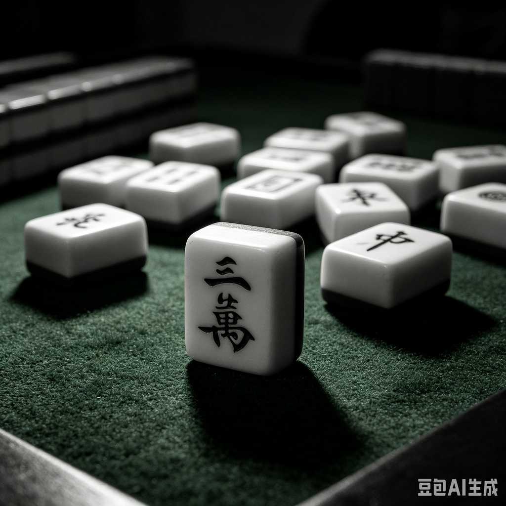 gradient blue mahjong tiles