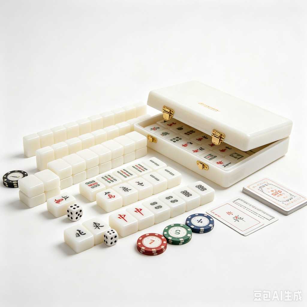 luxury carving mahjong tiles