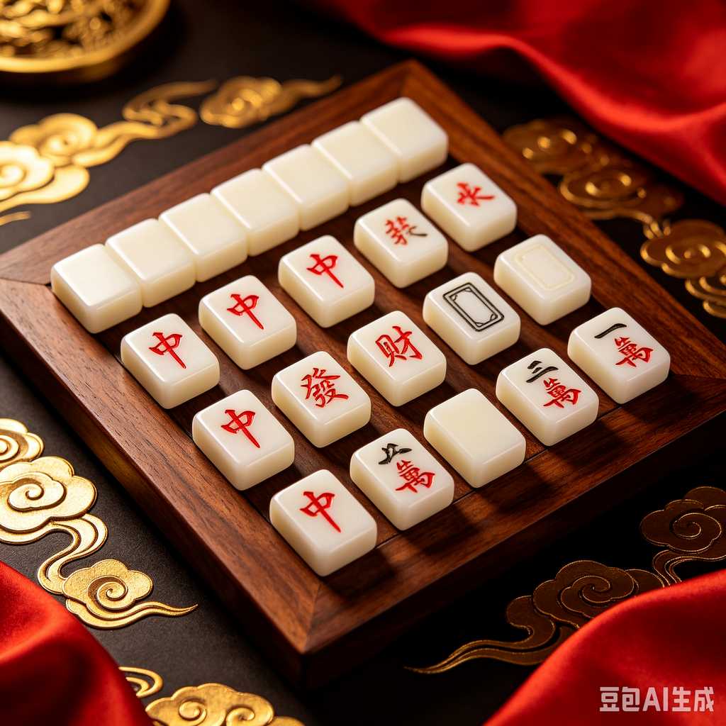 blue mahjong tiles
