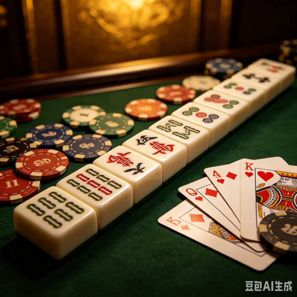 small portable mahjong set